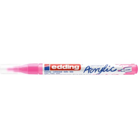 edding-marcatore-acrilico-5300-punta-tonda-1-2-mm-tratto-fine-rosa-fluo-4-5300069