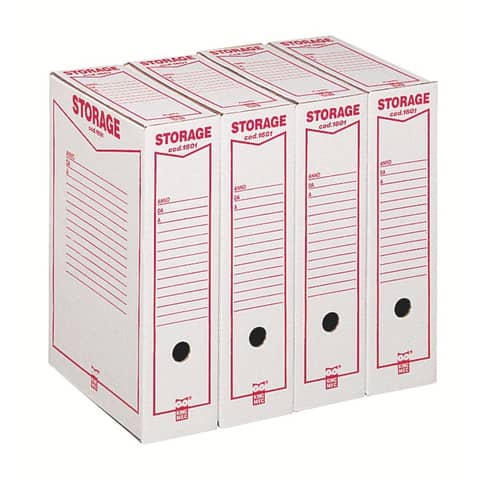 king-mec-scatola-archivio-storage-a4-9x33x23-cm-bianco-160100