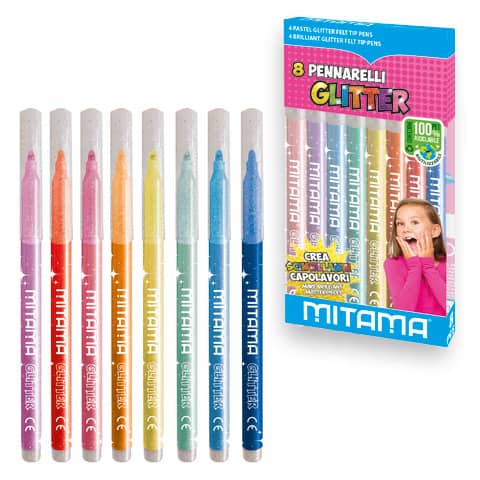 mitama-pennarelli-glitter-punta-media-3-mm-presa-triangolare-colori-glitter-conf-8-pezzi-62509