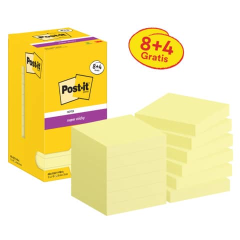 post-it-value-pack-84-post-itcanary-super-sticky-654-giallo-76x76-mm-7100259453