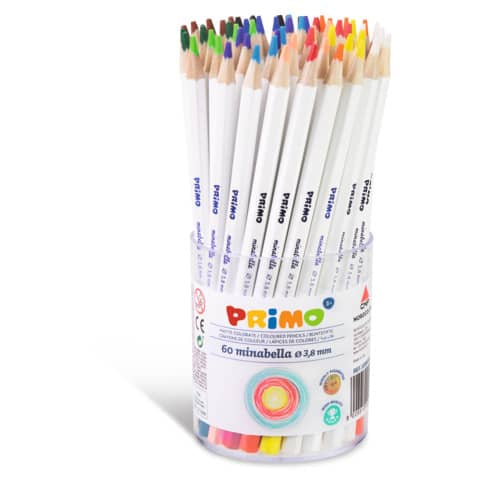 primo-matite-colorate-esagonali-minabella-laccate-diametro-3-8-mm-12-colori-assortiti-barattolo-60-pezzi-5246mb60