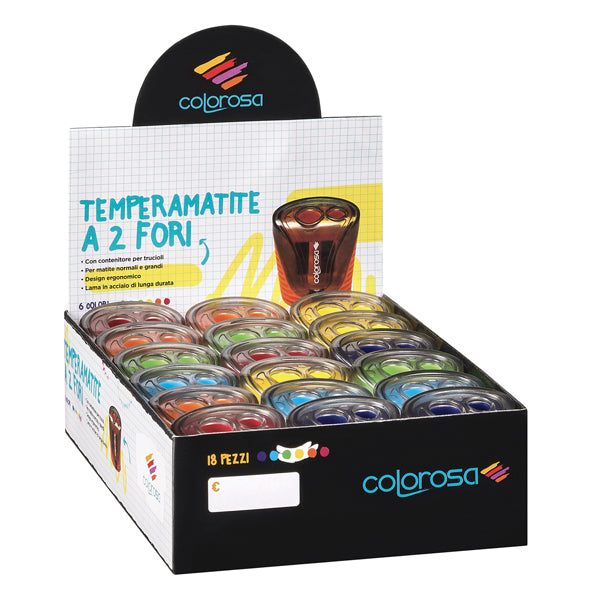 ri-plast-display-18-temperamatite-2-fori-colori-assortiti-riplast