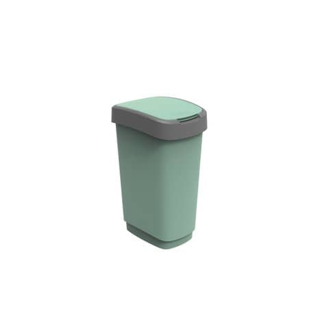 rotho-cestino-coperchio-basculante-plastica-riciclata-50-lt-salvia-grigio-f600023