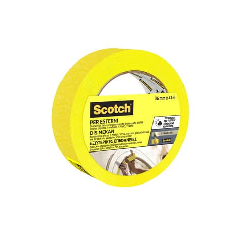 scotch-nastro-mascheratura-superfici-esterne-scotch-2097-36-mm-x-41-m-giallo-2097igt36