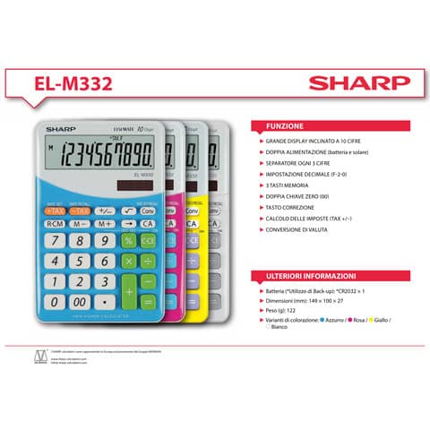 sharp-calcolatrice-tavolo-10-cifre-ampia-varieta-funzioni-bianco-sh-elm332bwh