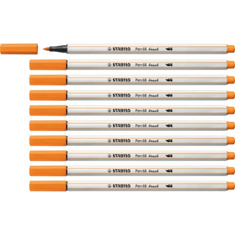stabilo-pennarello-pen-68-brush-punta-pennello-m-1-mm-arancio-568-54