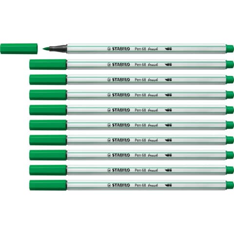 stabilo-pennarello-pen-68-brush-punta-pennello-m-1-mm-verde-smeraldo-568-36